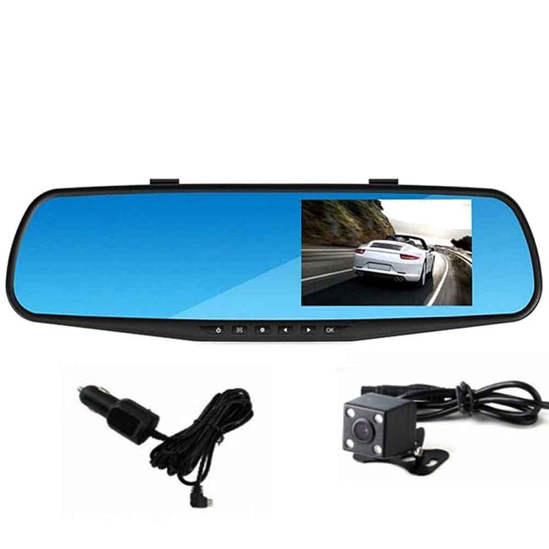 ADDKEY Car Dvr 4.3 Inch Camera Full HD 1080P Automatic Camera Rear View Mirror With DVR And Camera Recorder Dashcam Car DVRs