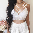 Women Sexy Camis Crop Top Lace Casual Tank Top Vest Sleeveless Summer Shirt Cami Top Ladies Clothes Tees Fashion New 2019