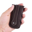 Soft Genuine Leather Keychain Housekeeper Case Wallet EDC Women Hasp Car Key Holder Organizer Bag Men Pull-Style Keys Pouch