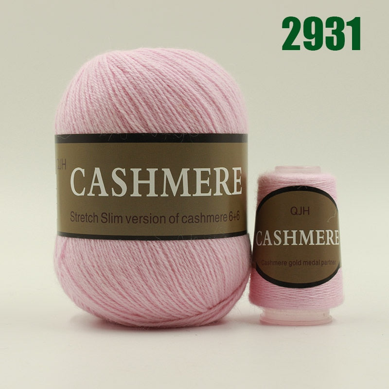 Best Quality 100% Mongolian Cashmere Hand-knitted Cashmere Yarn  Wool Cashmere Knitting Yarn Ball Scarf Wool Yarny Baby 50 grams