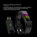 MNWT 5 Colour Wristband Smart Watch Men Women Heart Rate Monitor Blood Pressure Fitness Sports Smart Bracelet For IOS Android