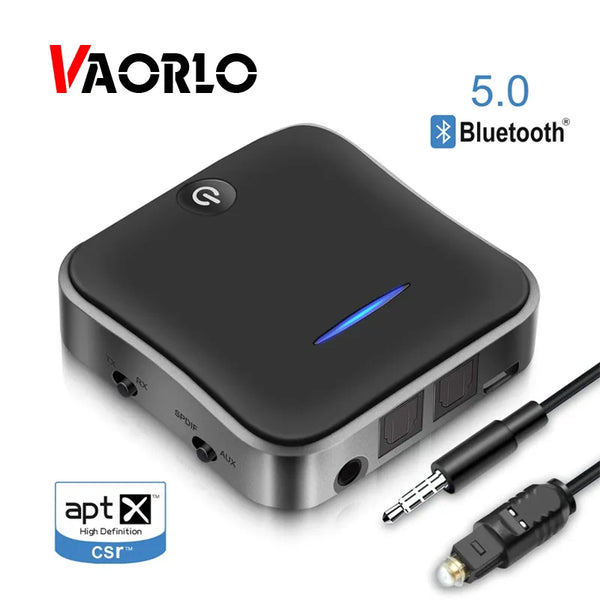 Bluetooth Transmitter Receiver 5.0 Wireless Adapter CSR8675 Aptx HD Ad