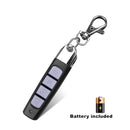 Kebidu 433MHZ Copy Remote Control Auto 4 Channe Code Garage Gate Door Opener Remote Control Duplicator Cloning Code Car Key