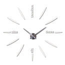 New Wall Clock Clocks Watch Stickers Diy 3d Acrylic Mirror Home Decoration Quartz Balcony/courtyard Needle Modern hot