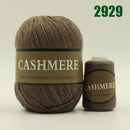 Best Quality 100% Mongolian Cashmere Hand-knitted Cashmere Yarn  Wool Cashmere Knitting Yarn Ball Scarf Wool Yarny Baby 50 grams