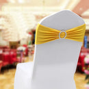 50pcs/lot Spandex Chair Sash Bands With Buckle Wedding Lycra Chair Band For Chair Cover Party Birthday Banquet Chair Decoration