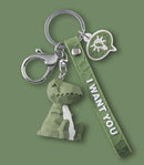 Fashion French Bulldog Keychain Bag Pendant Leather Car Keychain Couple Key Holder Chain Ring Cute Dog Trinket Animal Keyfob