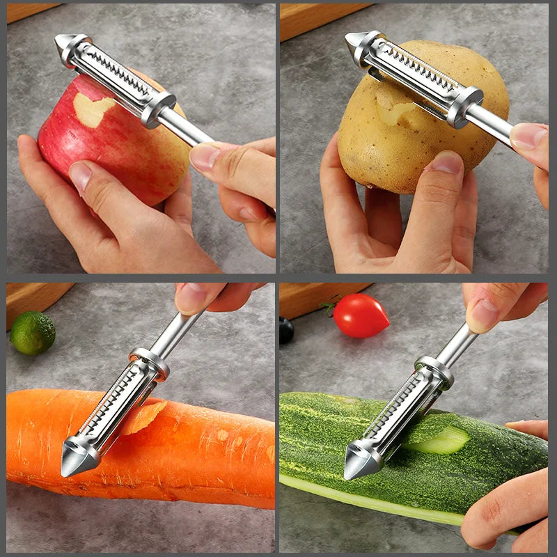 Konco Stainless Steel Cabbage Slicer Vegetables Graters Cabbage shredder  Fruit Peeler Knife Potato Zester Cutter Kitchen Gadgets
