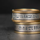 Vintage Ancient Egypt Eye of Horus Open Adjustable Ring Men's Fashion Amulet Jewelry Gift