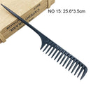 Grove Hairdress Comb Heat Resistant Woman Wet Hook Curly Hair Brushes Pro Salon Dyeing Styling Tools Coarse Wide Spikes Tooth