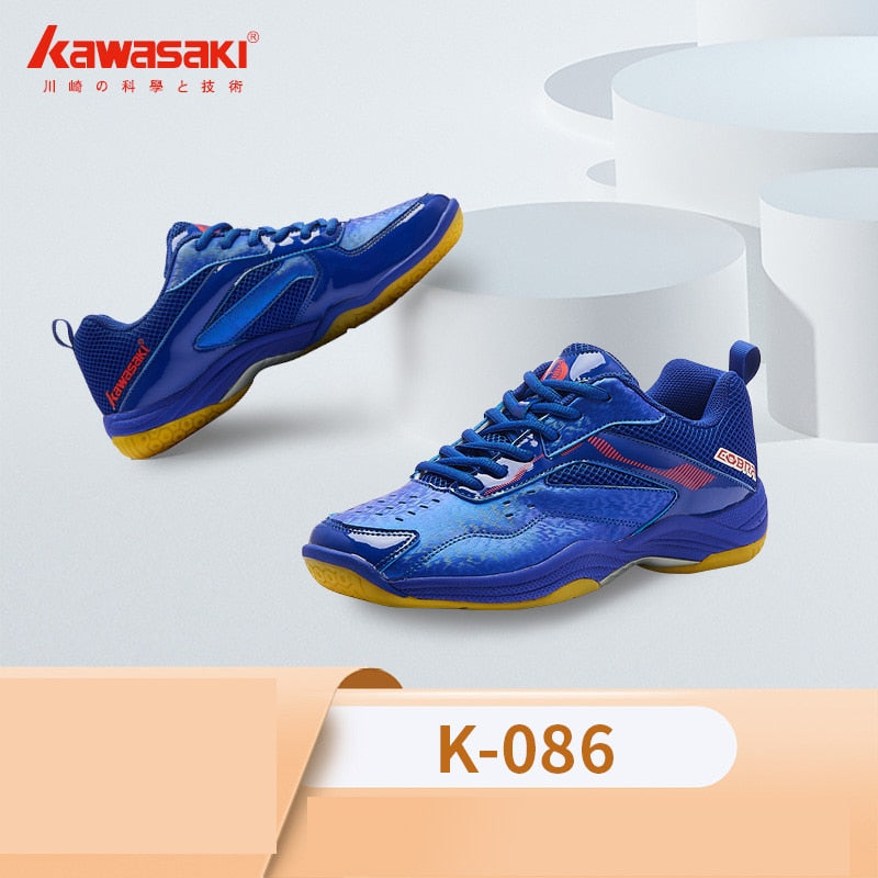 Kawasaki Badminton Shoes Breathable Anti-Slippery Sport Shoes for Men Women Sneakers K-086