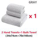 2/4 Pcs Bamboo Charcoal Coral Velvet Bath Towel For Adult Soft Absorbent Quick-Drying Towel Home Bathroom Microfiber Towel Sets