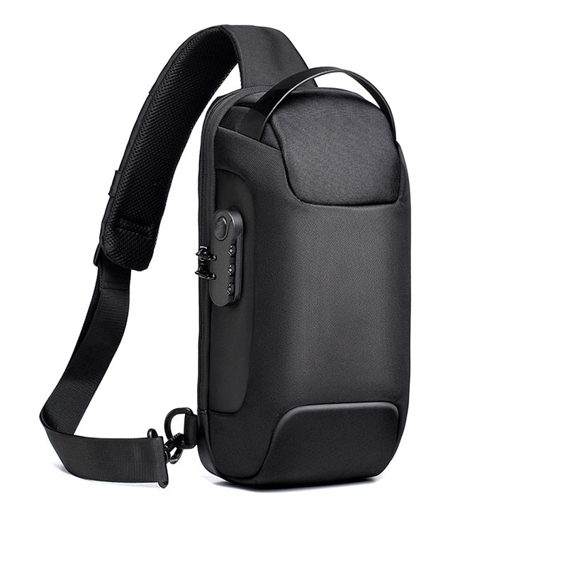 New Multifunction Crossbody Bag for Men Anti-theft Shoulder Messenger Bags Male Waterproof Short Trip Chest Bag Male Bag