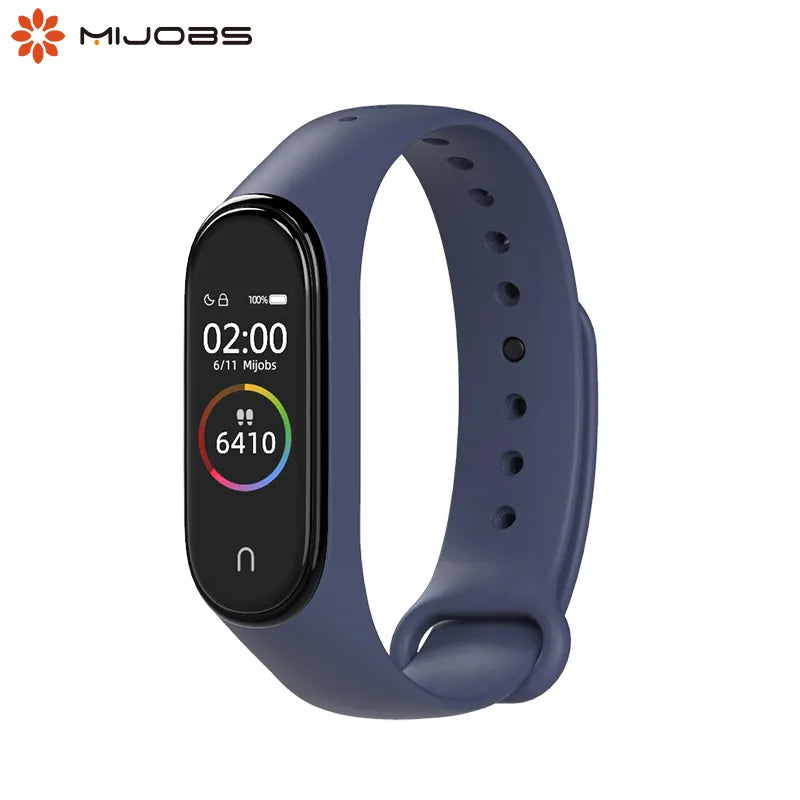 Mi band 4 silicone wrist strap sale