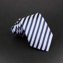 Fashion Polyester Necktie For Men Business Meeting Formal Striped Dot Floral 8cm Jacquard Tie Daily Wear Cravat Suit Accessories