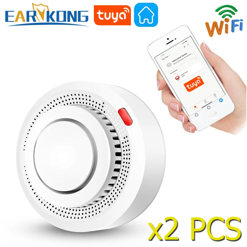 Tuya WiFi Smoke Alarm Fire Protection Smoke Detector