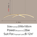 Remote control Modern LED Pendant Lights For study Kitchen Dining Living Room Cord Hanging Lustre Indoor Lamps Input AC90-260V