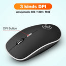 iMice Wireless Mouse Silent Computer Mouse 1600 DPI Ergonomic Mause Noiseless Sound USB PC Mice Mute Wireless Mice for Laptop