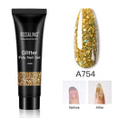 ROSALIND Pure Color Poly Nail Gel Jelly Polish 15ml Hybrid Varnishes Gel Nails Art Design Glitter Nail Polish UV Builder Lacquer