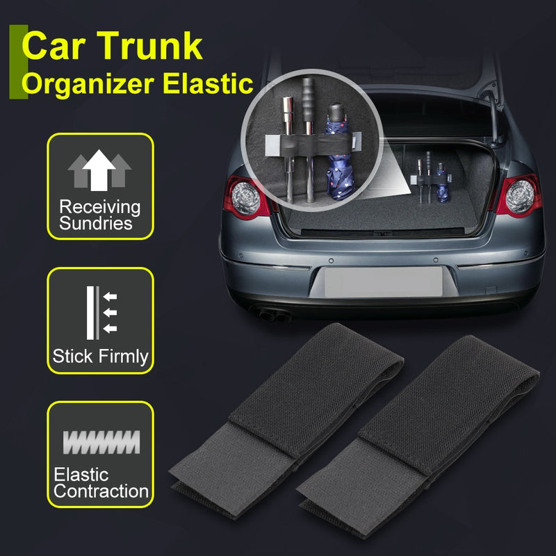 Car Trunk Organizer Fixing Belt Storage Bag Magic Tapes Auto Car Accessries Stowing Tidying Car-styling  Car Organizers