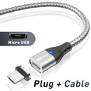 GTWIN Magnetic Cable Micro Type C USB Magnetic Charging Cables Magnetic Charger For iPhone Samsung Huawei Xiaomi Quick Charge