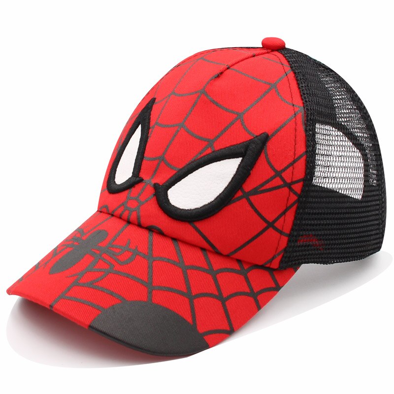 Anime Spider Kids Cap Cartoon baby Embroidery Man Cotton Children Baseball Caps for Boy Girl Hip Hop Hat Snapback cap