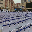 50pcs/lot Spandex Chair Sash Bands With Buckle Wedding Lycra Chair Band For Chair Cover Party Birthday Banquet Chair Decoration