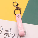 Fashion French Bulldog Keychain Bag Pendant Leather Car Keychain Couple Key Holder Chain Ring Cute Dog Trinket Animal Keyfob