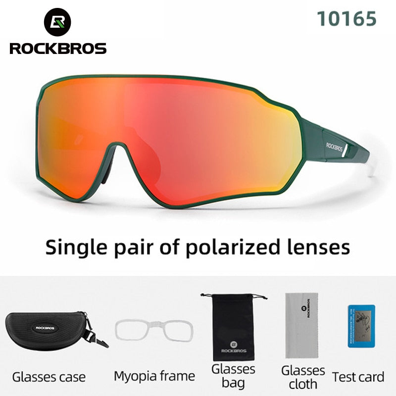 ROCKBROS Photochromic Cycling Sunglasses For Men & Women - UV400 Polarized, Sports Eyewear