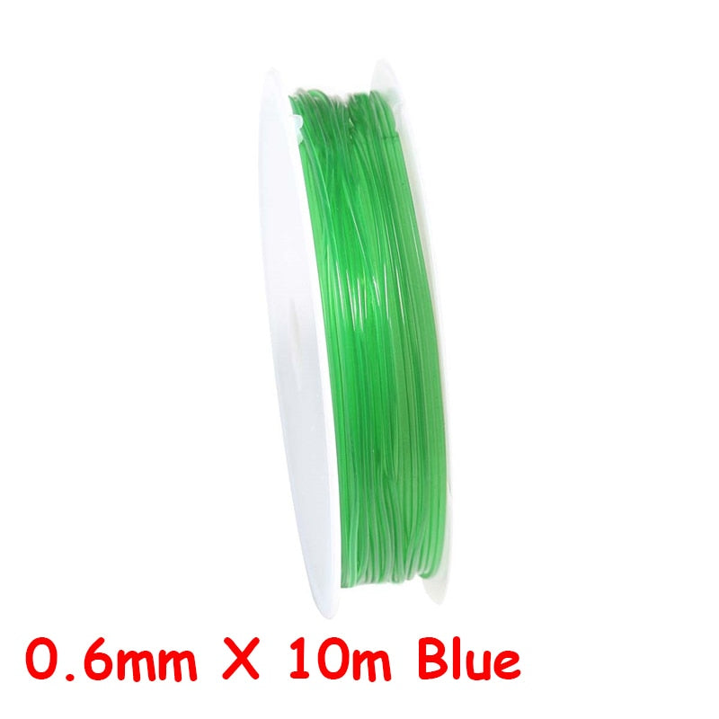 100M Plastic Crystal Beading Thread 0.2-0.7mm Non-Stretch String Cord Fish  Line Wire For DIY Jewelry Making Supplies