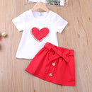 Humor Bear Baby Girl Clothes Fashion New Girls Clothing Sets Kids Clothes Toddler Girl Cute Bow T-shirt+ Pants Set