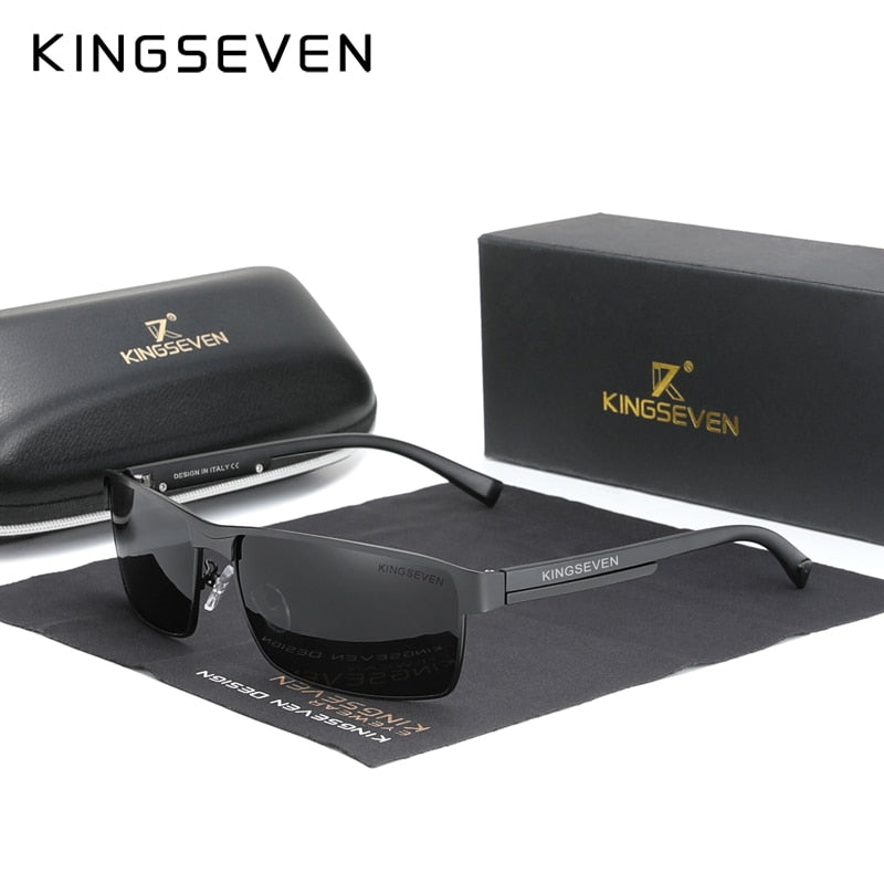 KINGSEVEN NEW Polarized Sunglasses Men Women Driving Square Eyewear Me