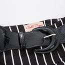 Women Pinstripe skirts High Waist Belt Hips-wrapped knee vintage slim elegant office lady business work Bodycon Pencil Skirt NEW