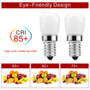 2pcs/lot 3W E14 LED Fridge Light Bulb Refrigerator Corn bulb AC 220V LED Lamp White/Warm white SMD2835 Replace Halogen Light