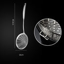 Kitchen Large Colander Stainless Steel Filter Spoon Skimmer Cooking Utensils Noodles Scoop Strainer Home Kitchenware with Hooks