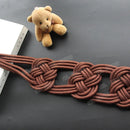 1Pc Polyester Curtain Tieback Handmade Weave Curtain Rope Buckle Chinese Knot Curtains Holdback Bandage Accessory Home Decor