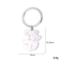 Skyrim Koala Protect Keychain Key Ring Holder Women Men Lovely Stainless Steel Car Keychains Memorial Gift Pendant For To Bag