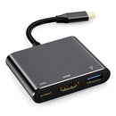 StarLife 3 port  USB Type C Hub to HDMI adapter 4K for Samsung Dex mode USB-C Dock with PD for MacBook Pro/Air Type c to HDM