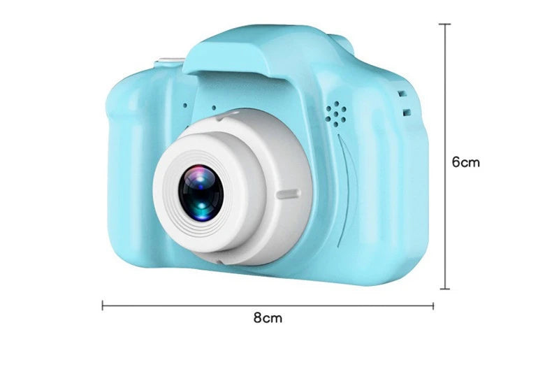 Kids Camera Educational Toys for Baby Gift Mini Digital Camera 1080P Projection Video Camera with 2 Inch Display Screen