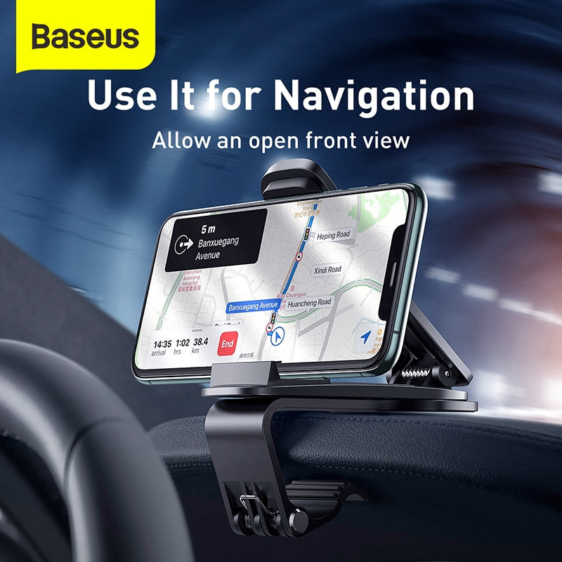 Baseus Car Phone Holder For Car center console Universal Phone Holder for 4.7-6.5 Inchs Car Mount Adjustable Car Phone Stand