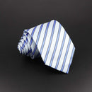 Fashion Polyester Necktie For Men Business Meeting Formal Striped Dot Floral 8cm Jacquard Tie Daily Wear Cravat Suit Accessories