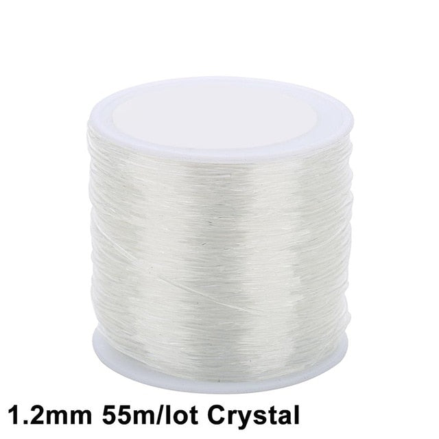 100M Plastic Crystal DIY Beading Stretch Cords Elastic Line Jewelry Making Supply Wire String jeweleri thread String Thread