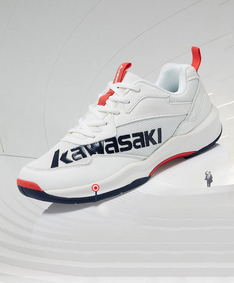 Kawasaki Professional Badminton Shoes Breathable Anti-Slippery Sport Shoes for Men Women Sneakers K-169D With Free Gift