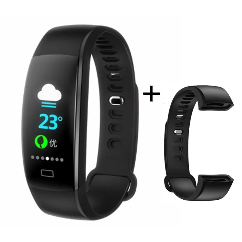 F64HR Smart Bracelet Men Women Heart Rate Blood Pressure Sleep Monitor