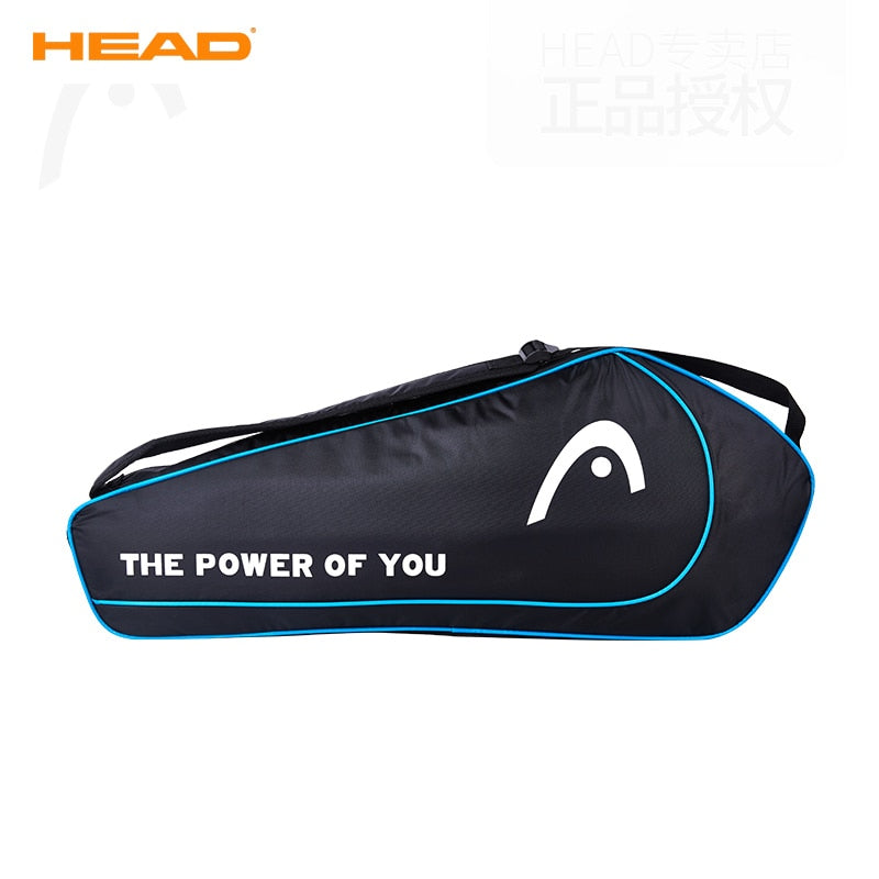 HEAD Tennis Racket Bag 3 Pack Training Sport Competition Shoulder Hand Bag Handbag Squash Badminton Racquet