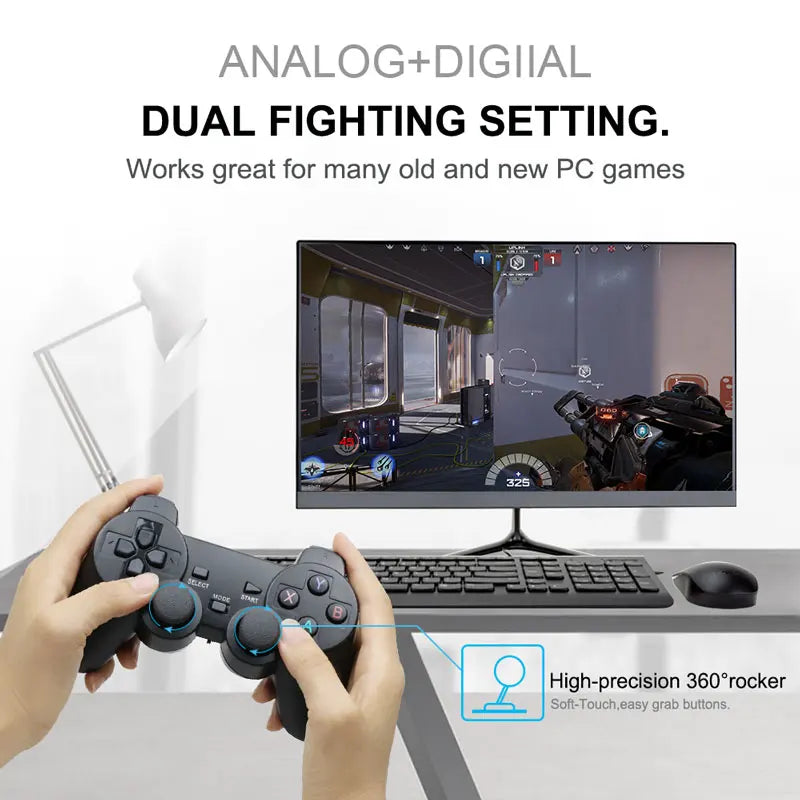 Wireless Gamepad For Android Phone/PC/PS3/TV Box Joystick 2.4G USB Joypad PC Game Controller For Xiaomi Smart Phone