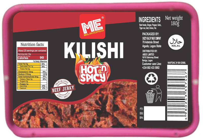 ME Kilishi Dry Meat Big 180g