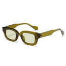 SO&EI Retro Small Rectangle Sunglasses Women Candy Colors Shades UV400 Square Men Sun Glasses