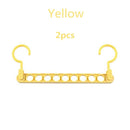 1/2pcs Magic Multi-port Support hangers for Clothes Drying Rack Multifunction Plastic Clothes rack drying hanger Storage Hangers