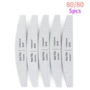 Nail File 100 to 180 Professional Tools Emery for Manicure Lime 240 Sandpaper Gel Polishing Files for Nails Buffers Set Polisher